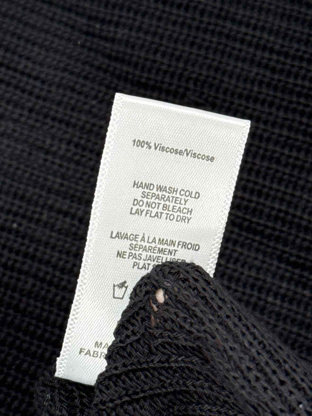 Size XS Black Sweater