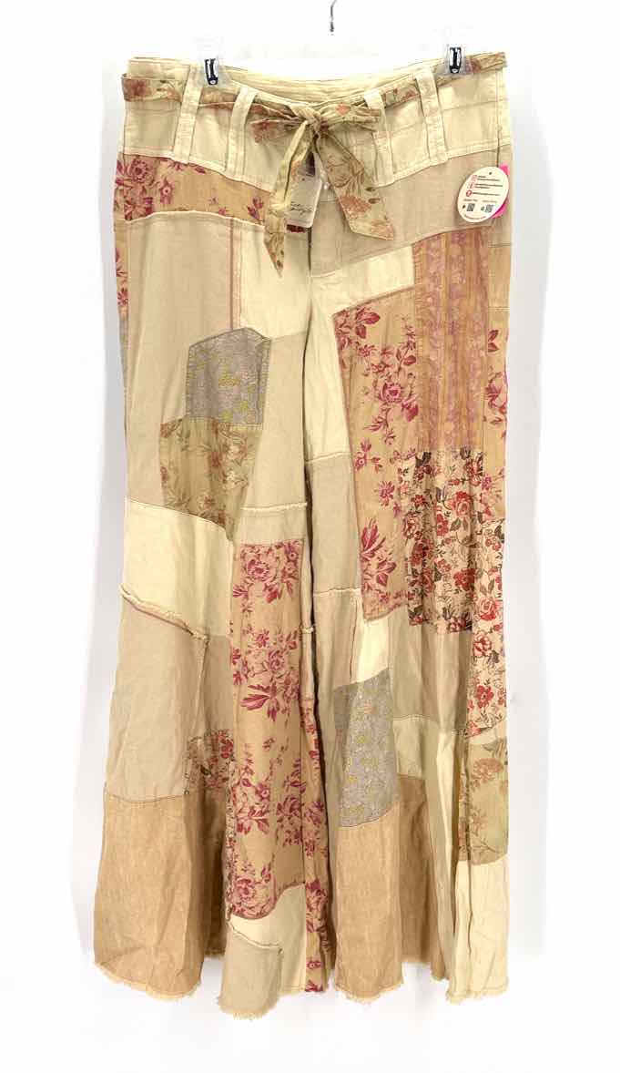 Size 10 FREE PEOPLE Beige Denim Pants