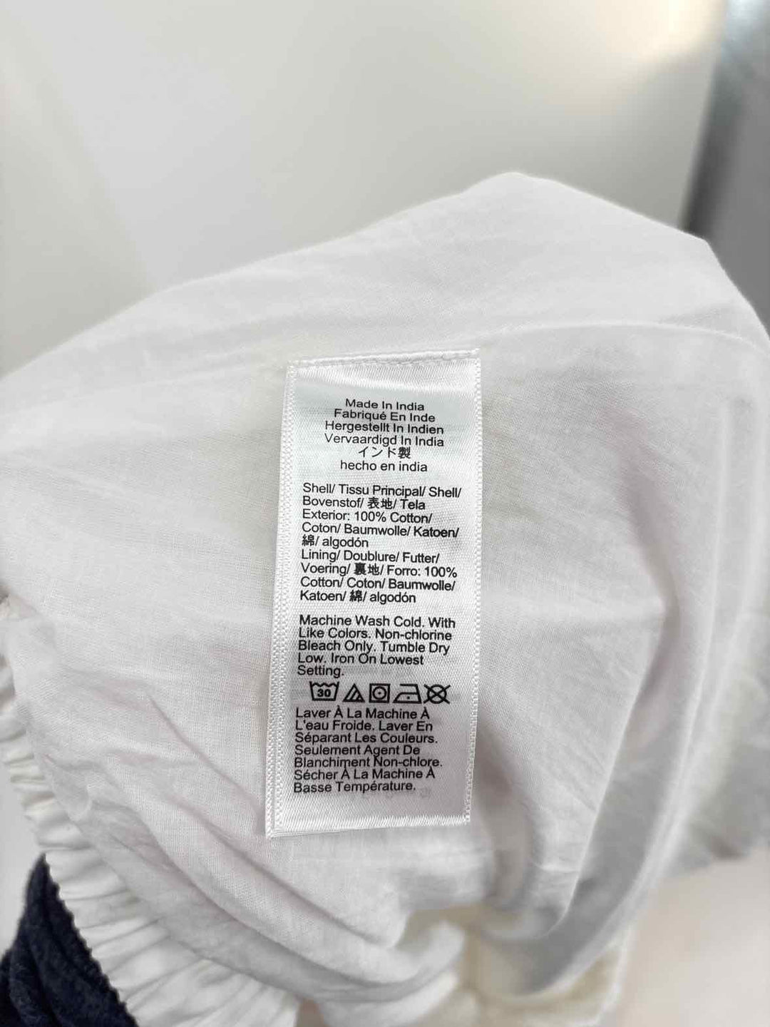 Size L J Crew White Skirt