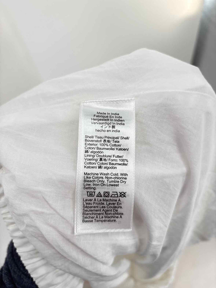 Size L J Crew White Skirt