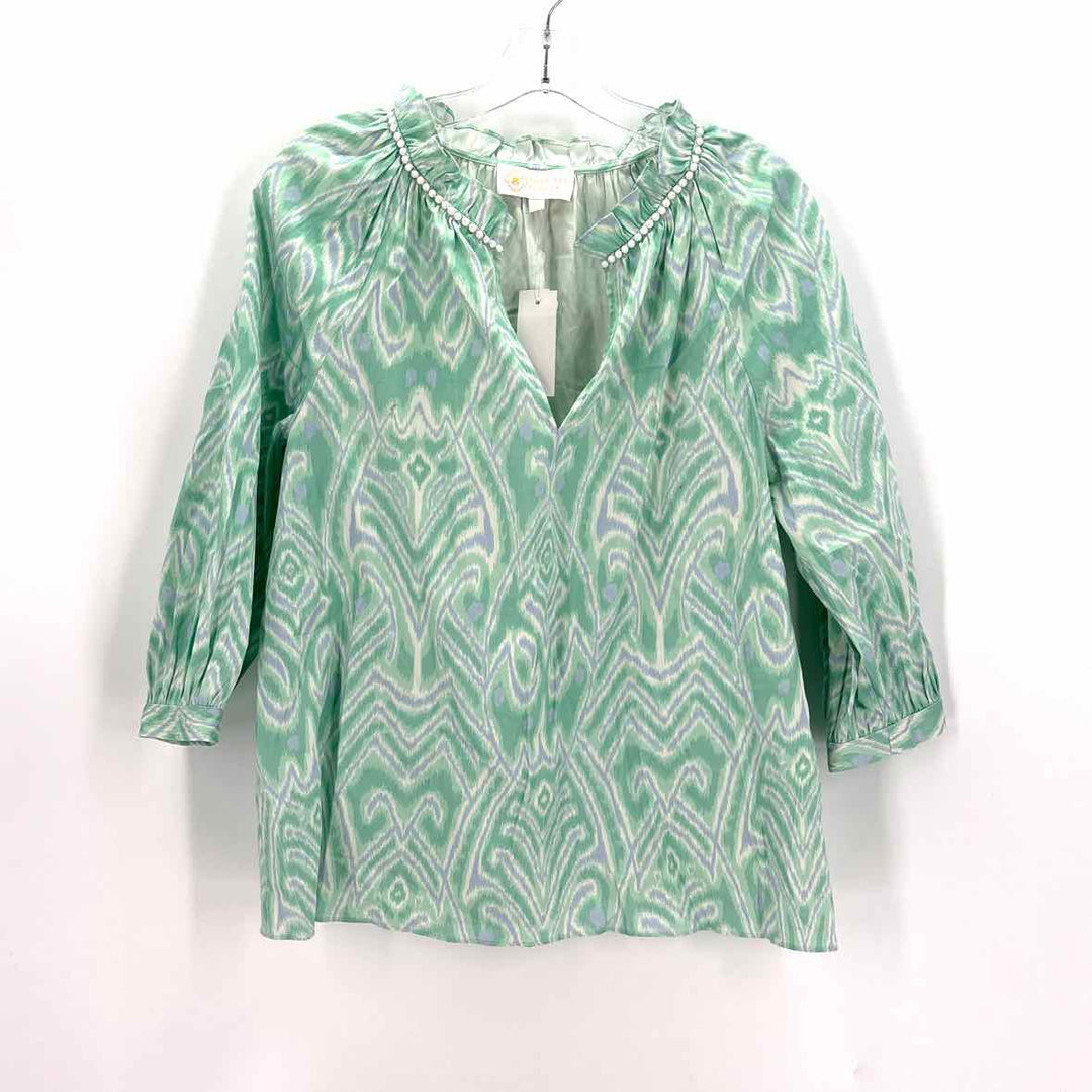 Size S Green Print Shirt