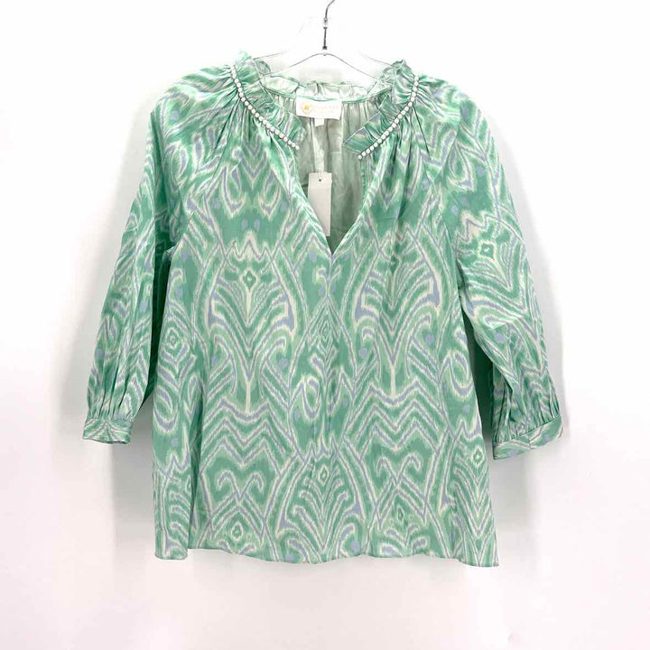 Size S Green Print Shirt