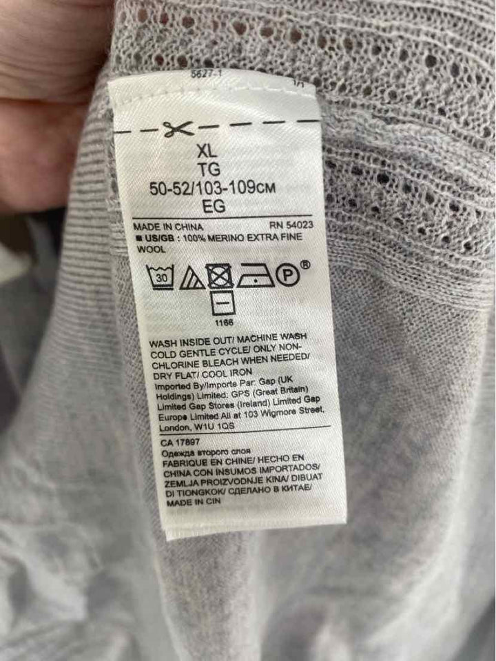 Size XL Banana Republic Gray Wool Sweater