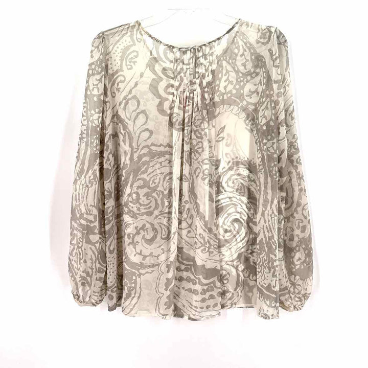 Size M CABI gray print Shirt