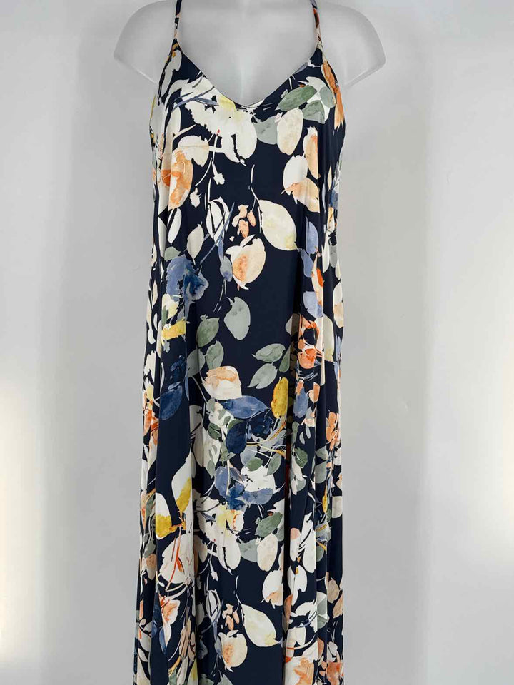 Size M TAHARI Blue Dress