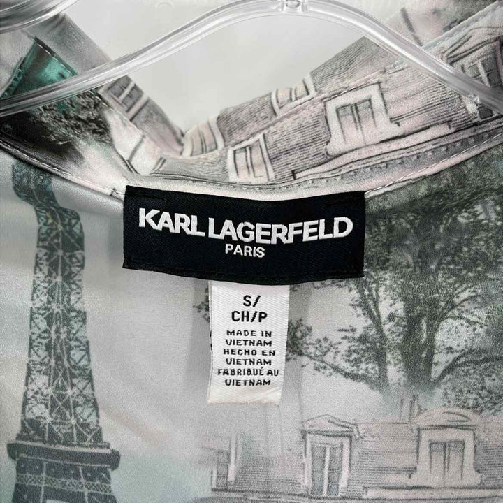 Size S KARL LAGERFELD Green Shirt
