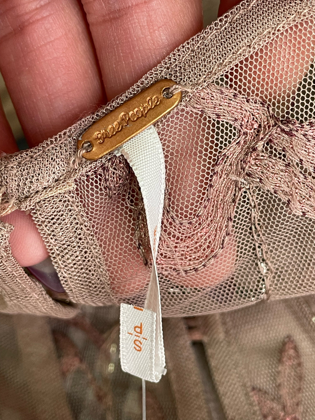 Size S FREE PEOPLE Mauve Dress