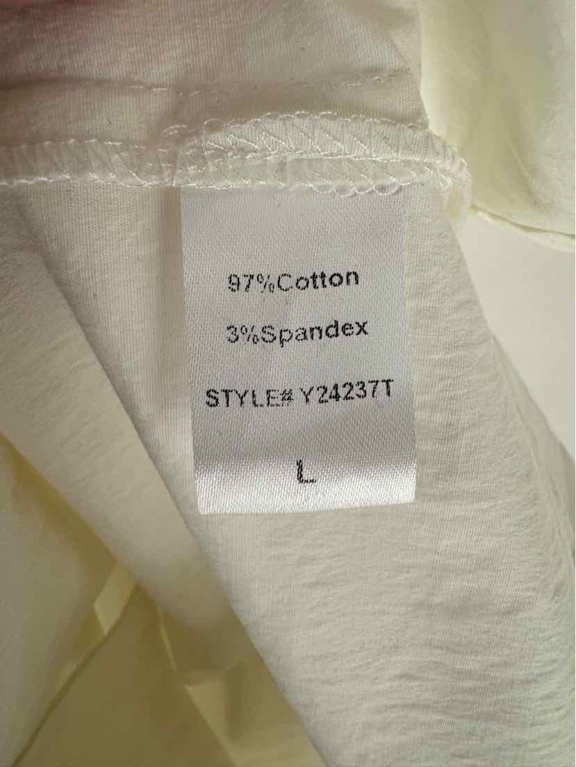 Size L TUCKERNUCK Ivory Shirt