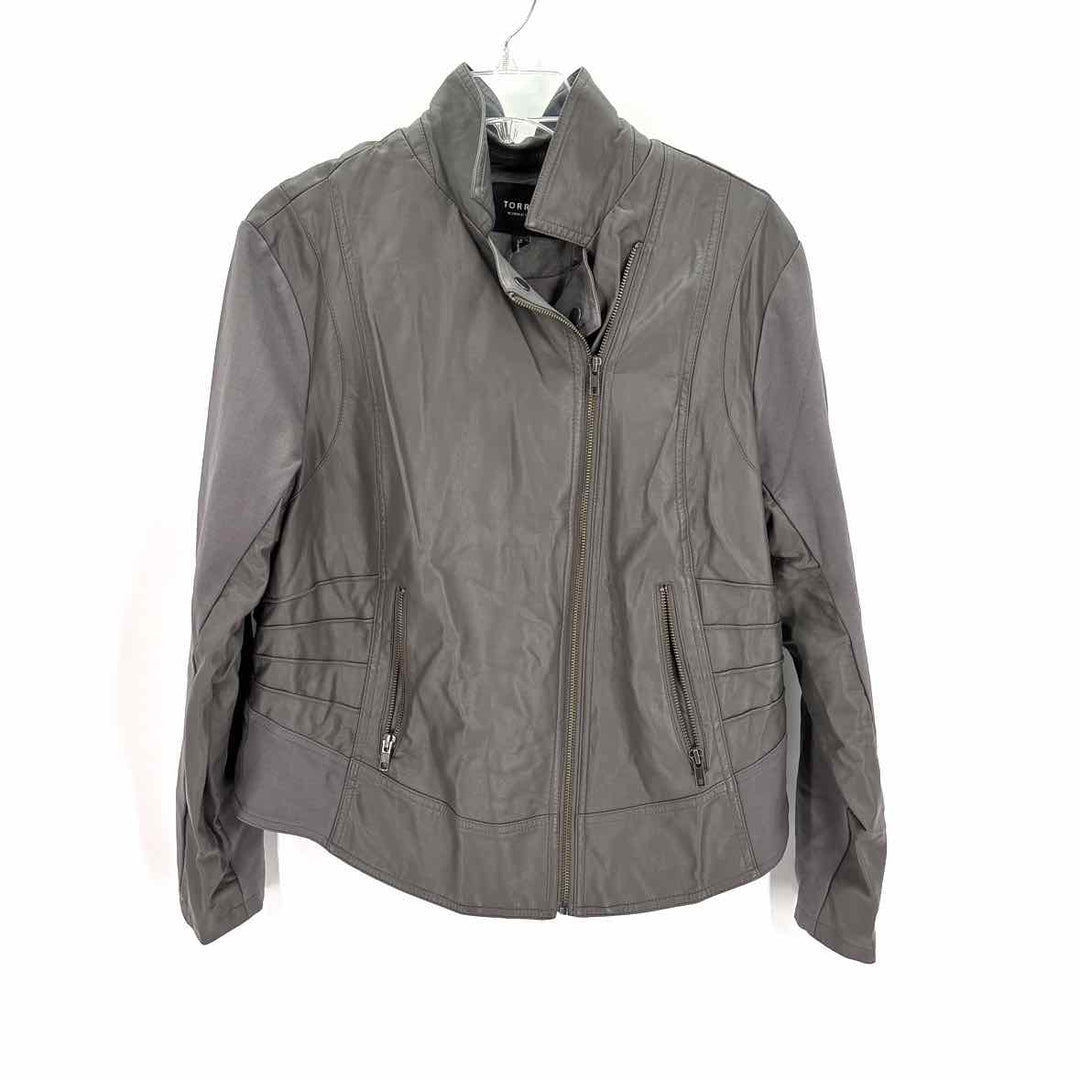 Size 2X Torrid Gray Jacket
