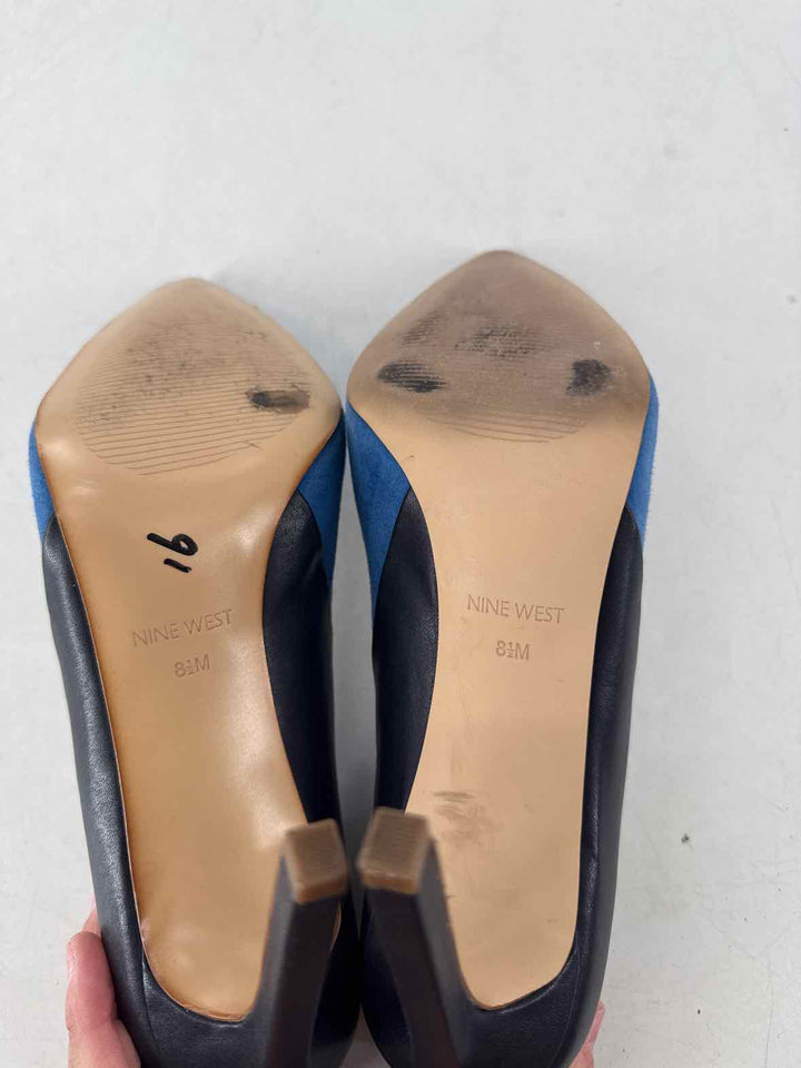 Shoe Size 8.5 Nine West Blue Pumps