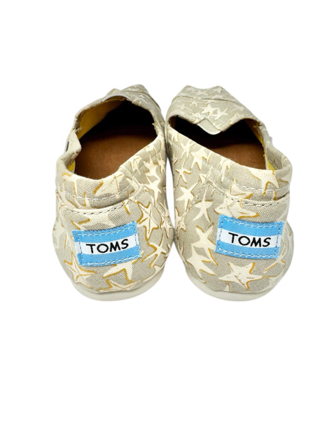 Shoe Size 8.5 Toms Yellow Canvas Flats