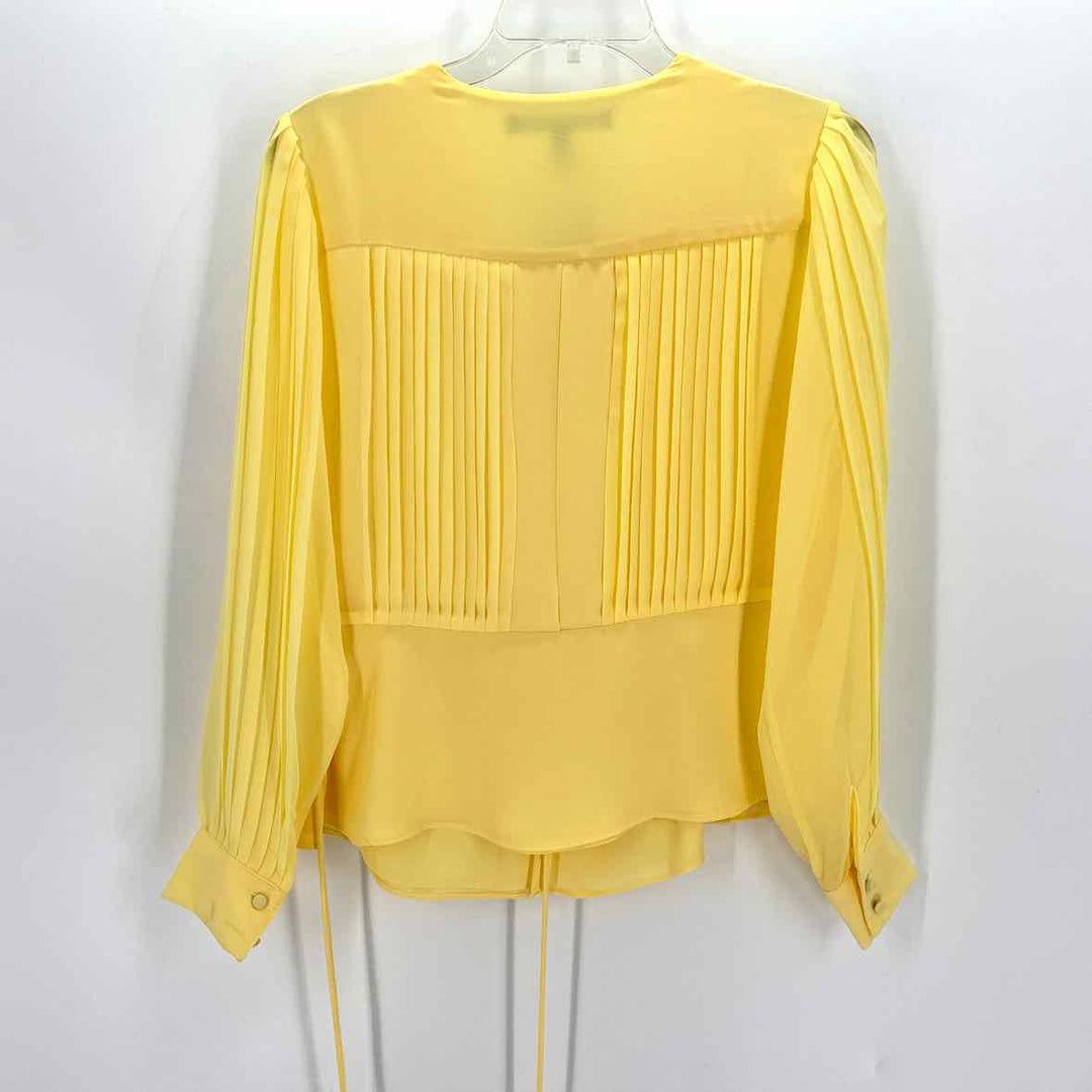 Size XS White House Black Market Yellow Shirt