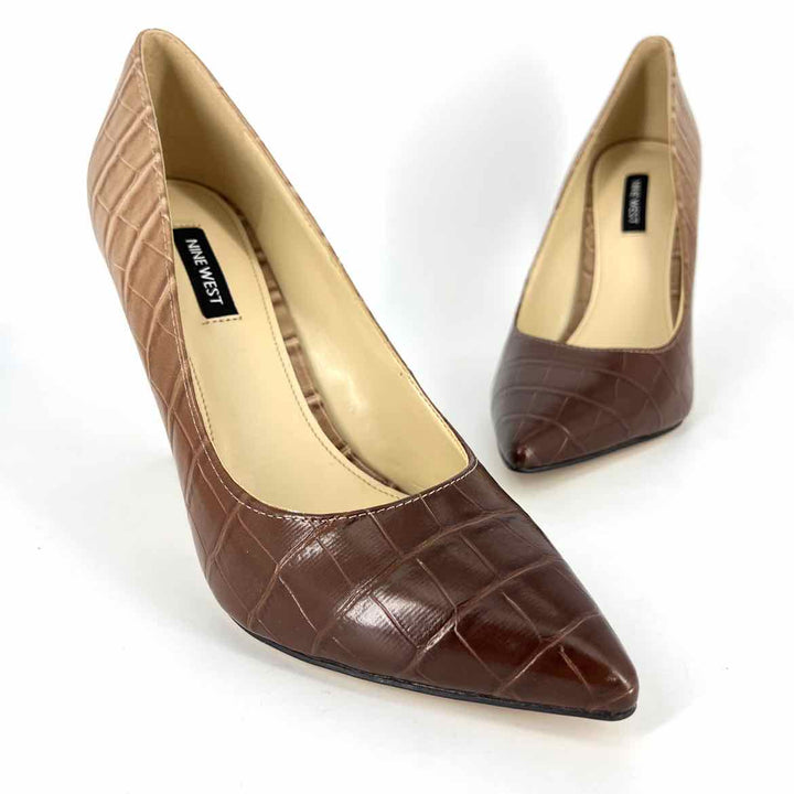 Shoe Size 9 Nine West Brown Pumps