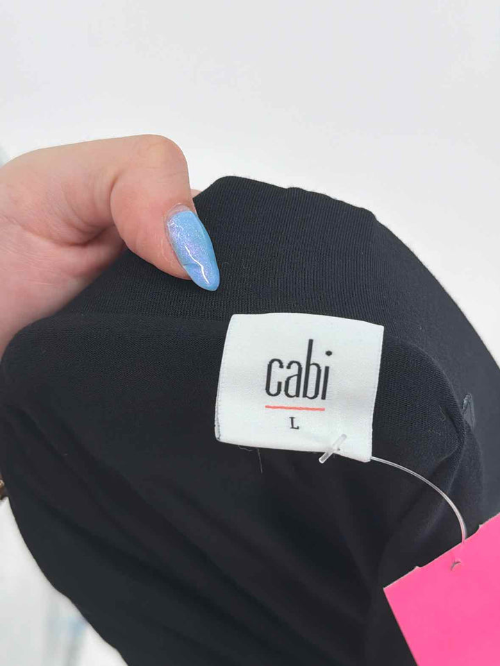 Size L CABI Black Cotton Skirt