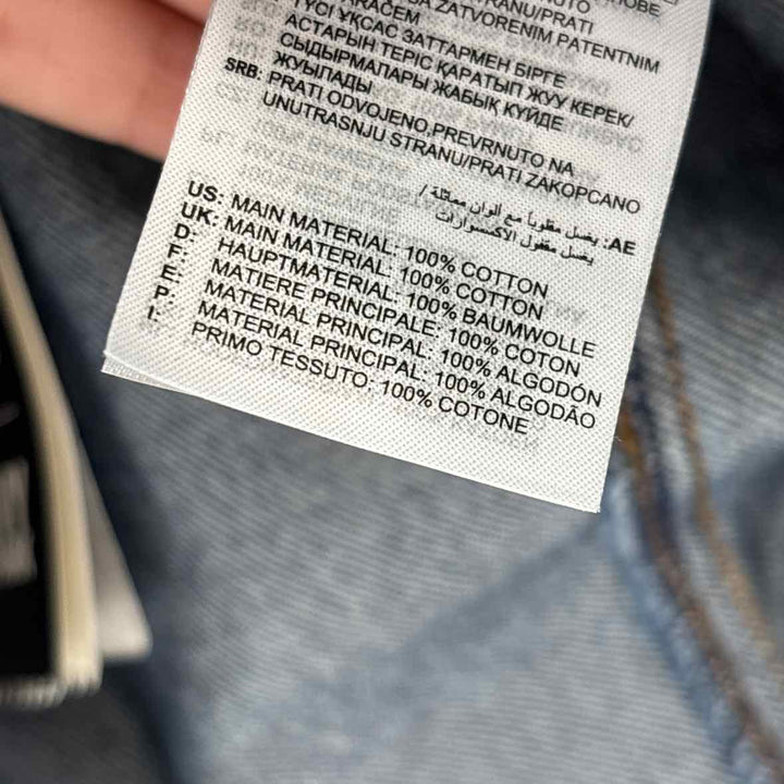Size L Adidas Navy Denim Skirt