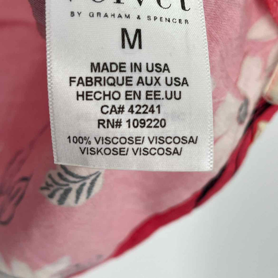 Size M VELVET Pink Shirt