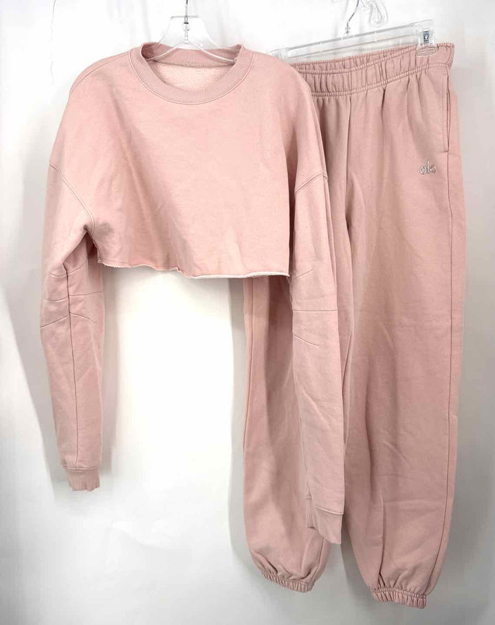 Size S/M ALO Pink Cotton 2 PC Dress