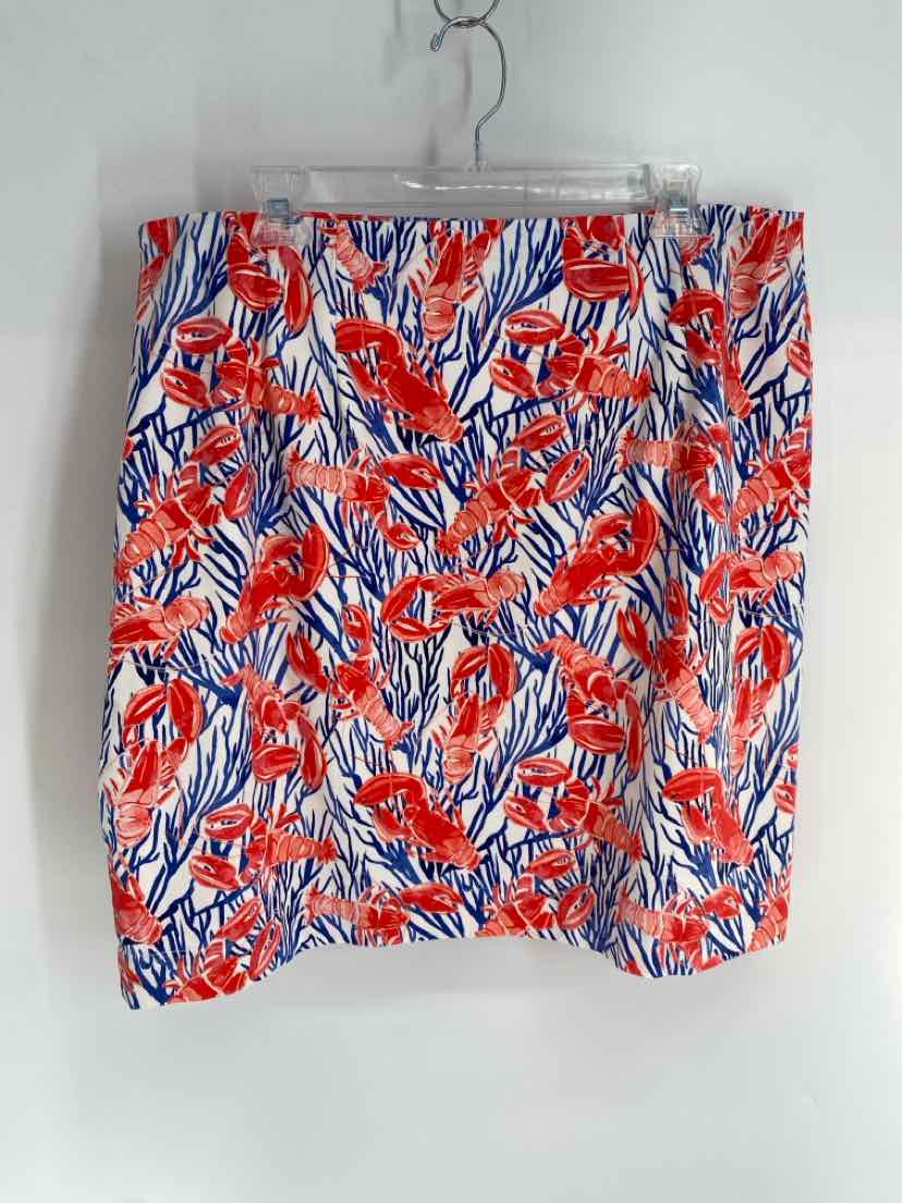 Size 14 Talbots Red Skirt