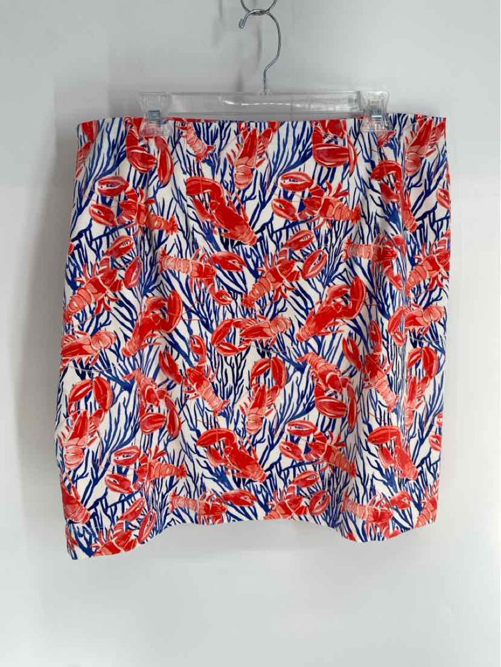Size 14 Talbots Red Skirt