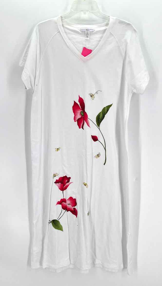 Size L White Cotton Dress