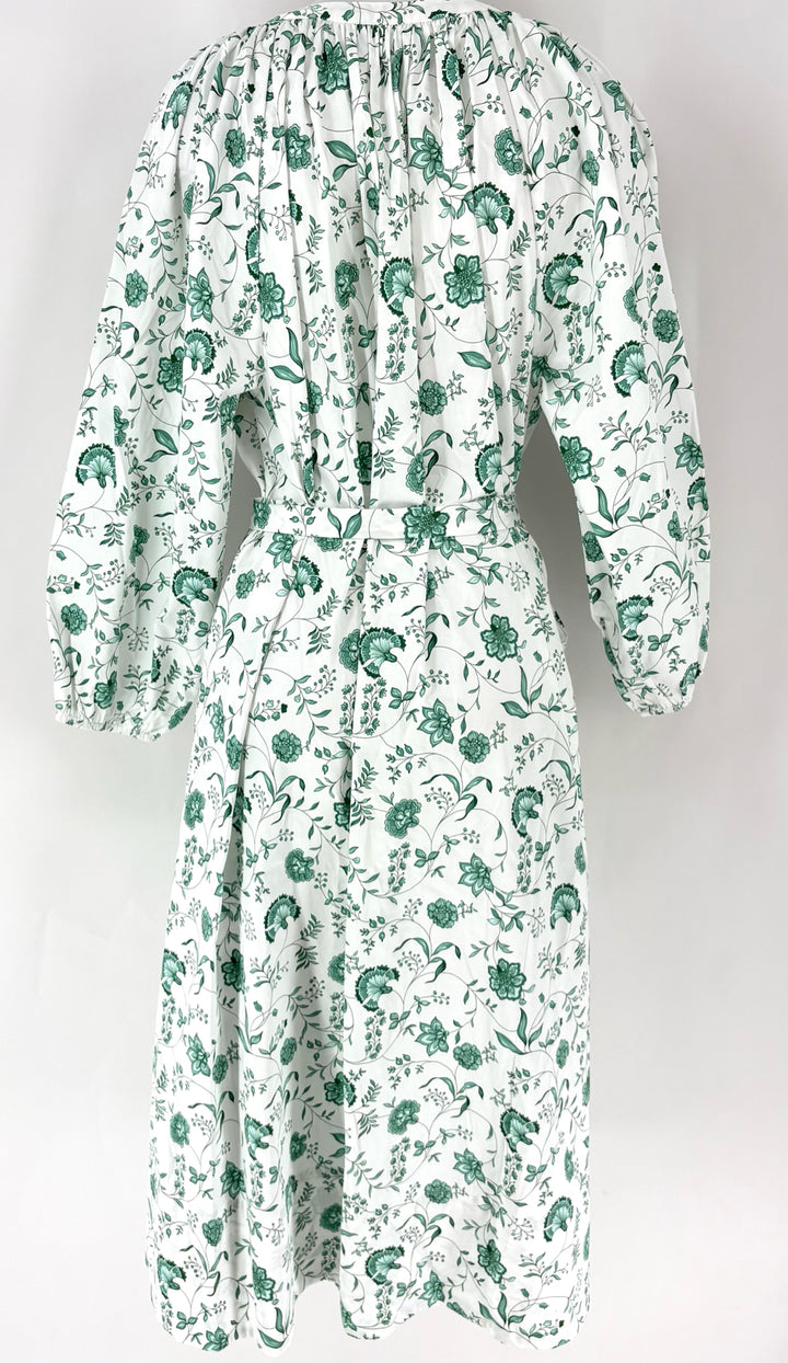 Size XL Green Print Dress