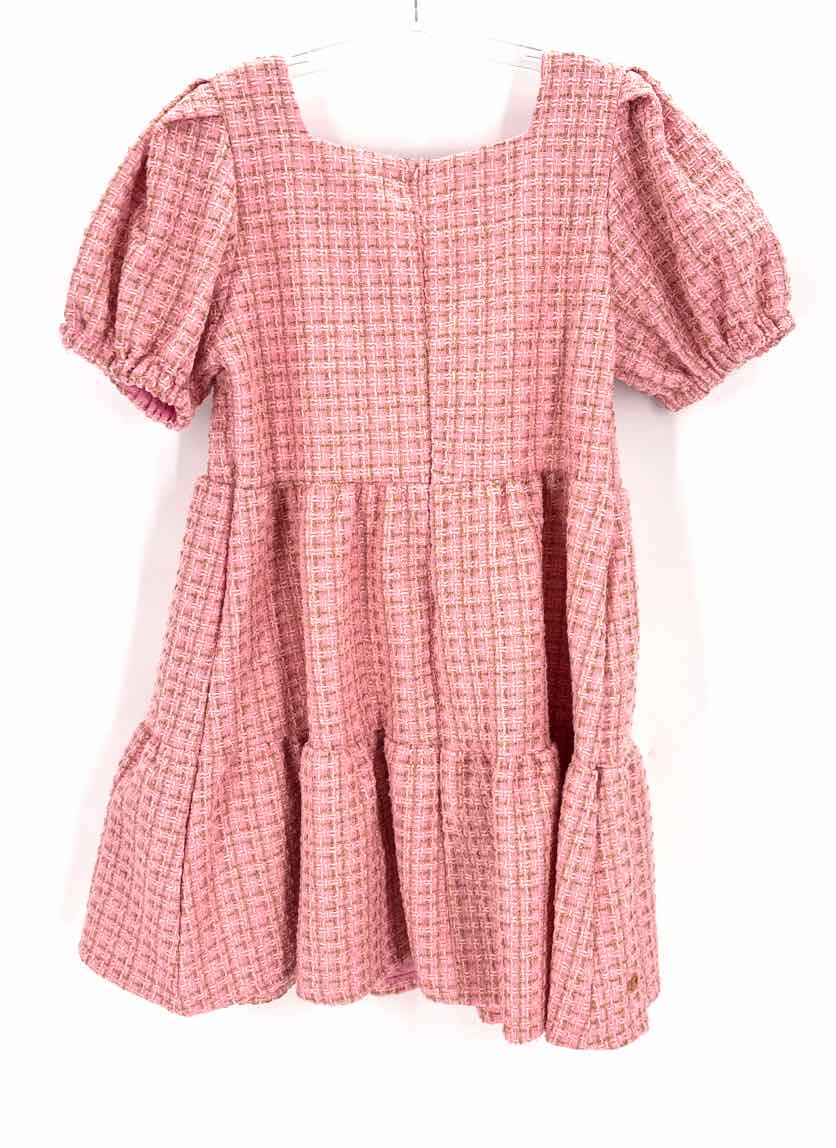 Size XL SIMPLY SOUTHERN Pink Knit Tweed Dress