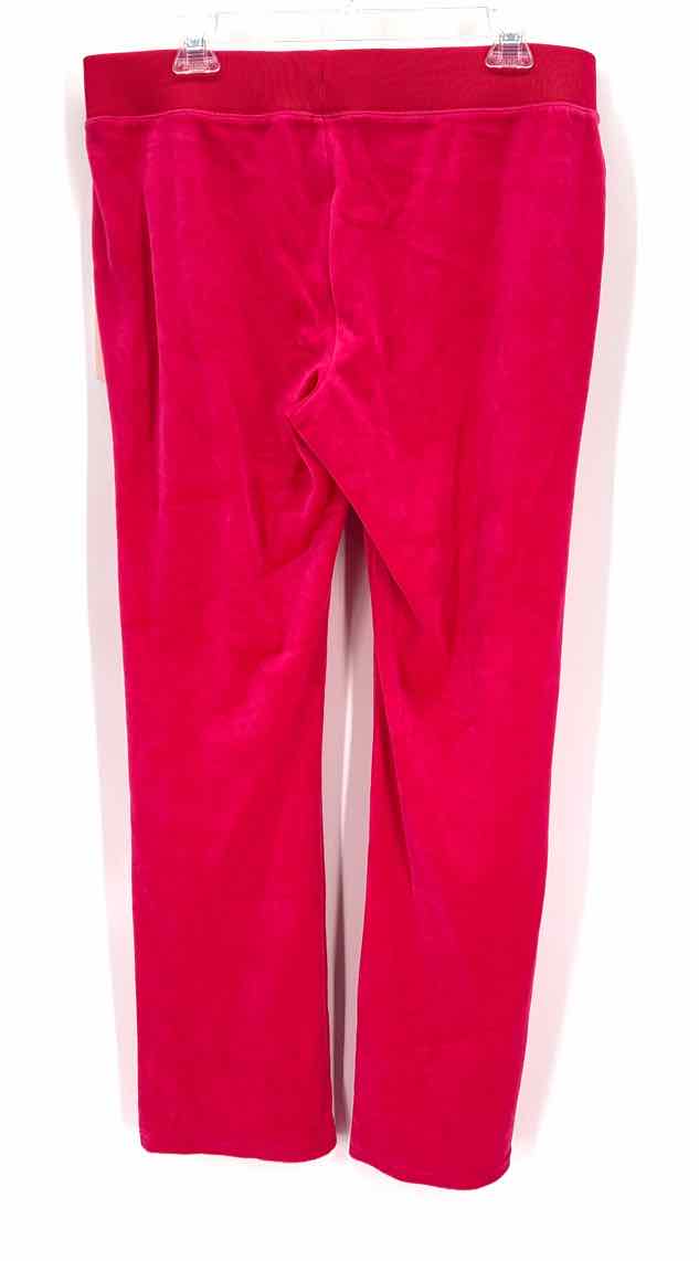 Size L JUICY COUTURE Hot Pink Velour Pants
