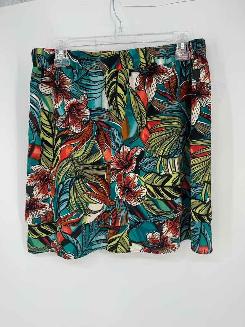 Size M LOFT Multi-Color Skirt
