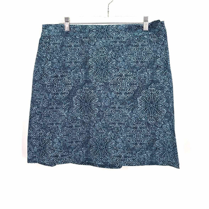 Size L Blue Print Skirt