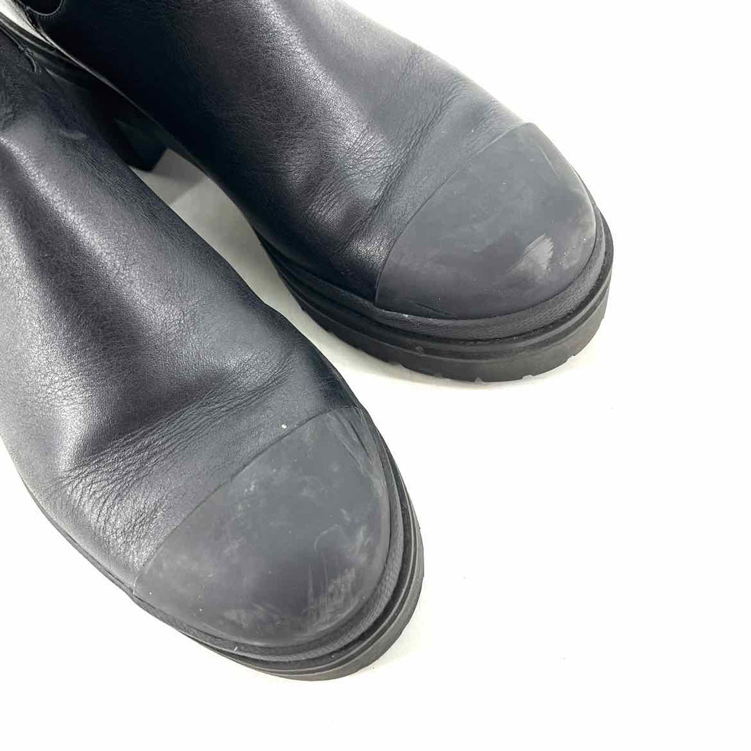 Shoe Size 7 Michael Kors Black Leather Boots
