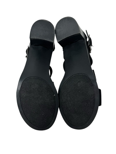 Shoe Size 7.5 RAMPAGE Black Suede Sandals