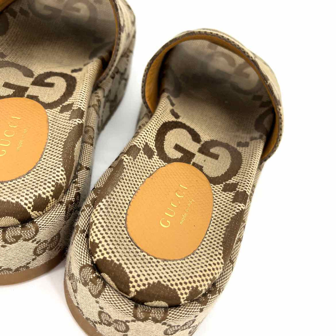 Shoe Size 37 Gucci Tan Luxury - Sandals