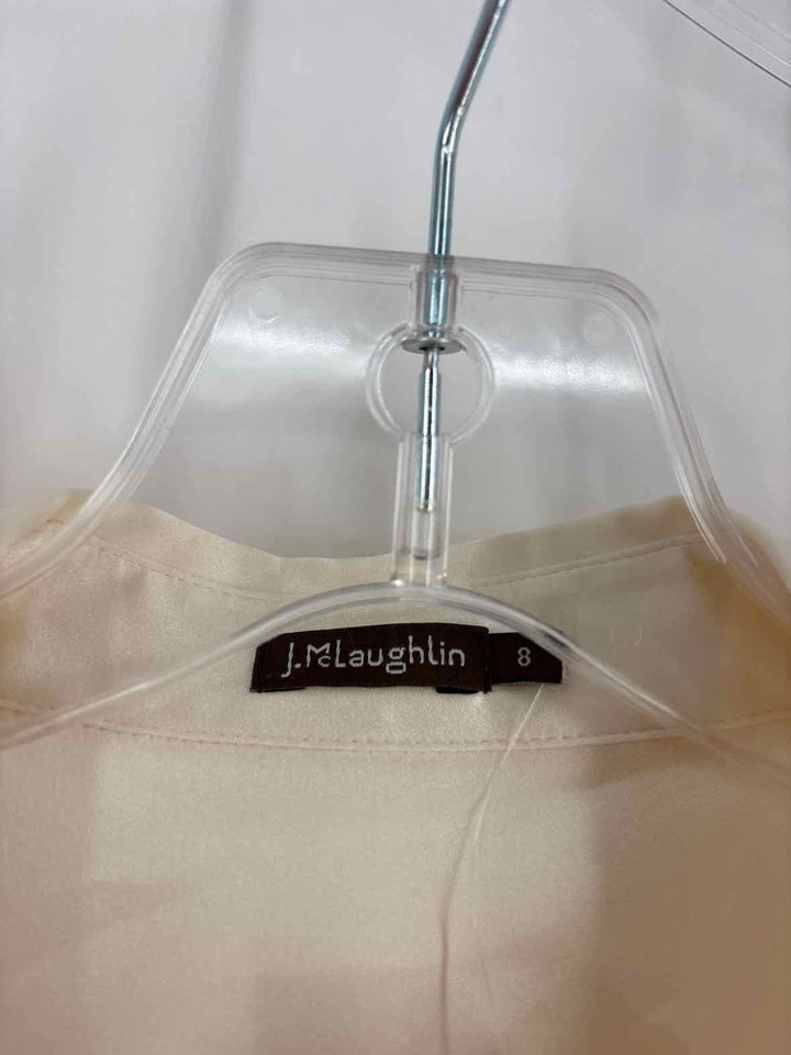 Size 8 J MCLAUGHLIN Cream Shirt