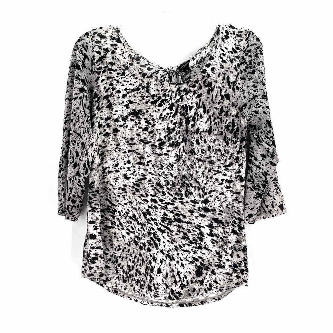 Size M Ann Taylor Black/White Shirt