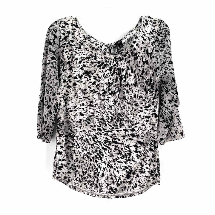 Size M Ann Taylor Black/White Shirt