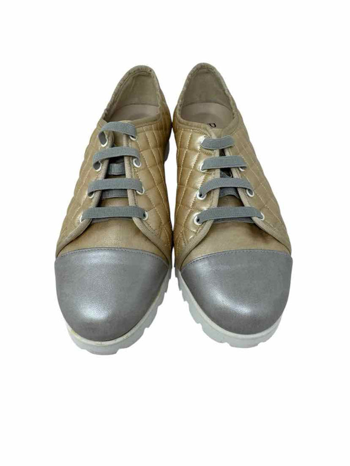 Shoe Size 6.5 Gold Sneakers