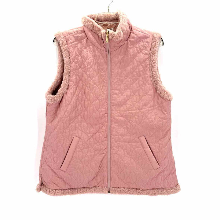 Size L Pink Quilted Vest