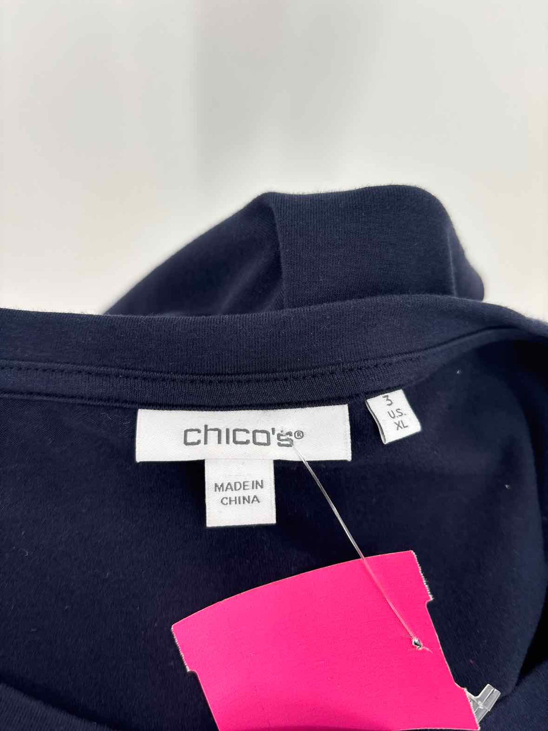 Size XL Chico's Navy Shirt