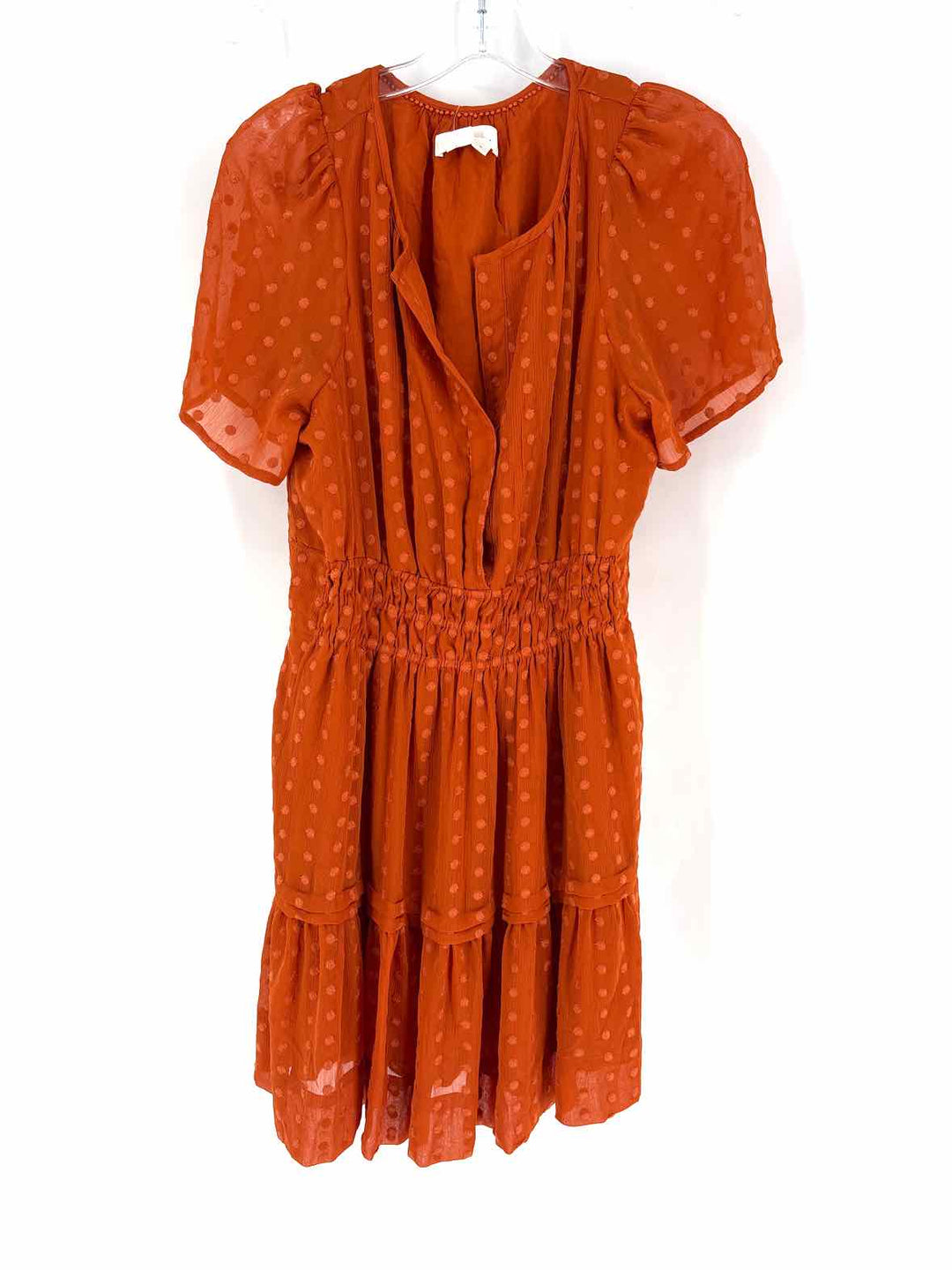 Size M Anthropologie Orange Dress