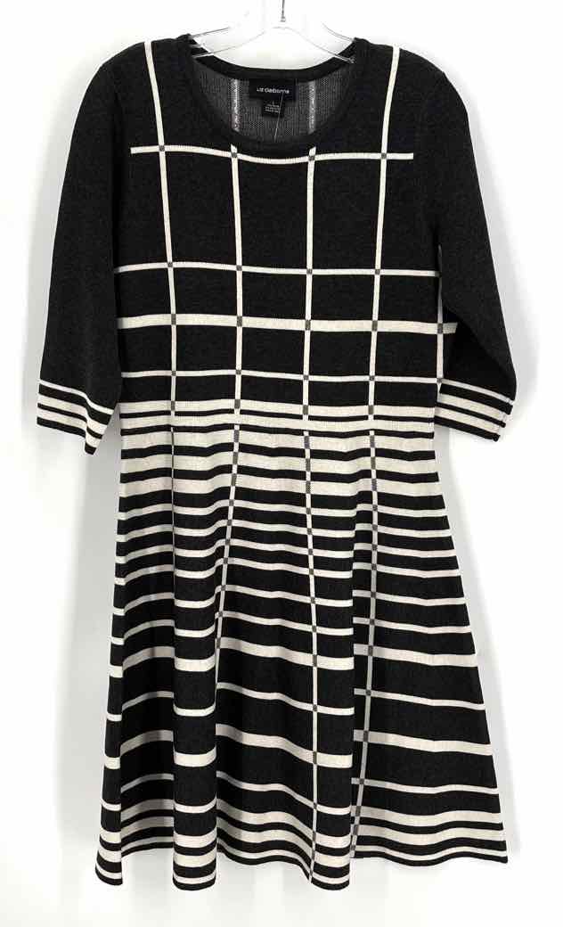 Size L LIZ CLAIBORNE Multi-Color Knit Dress