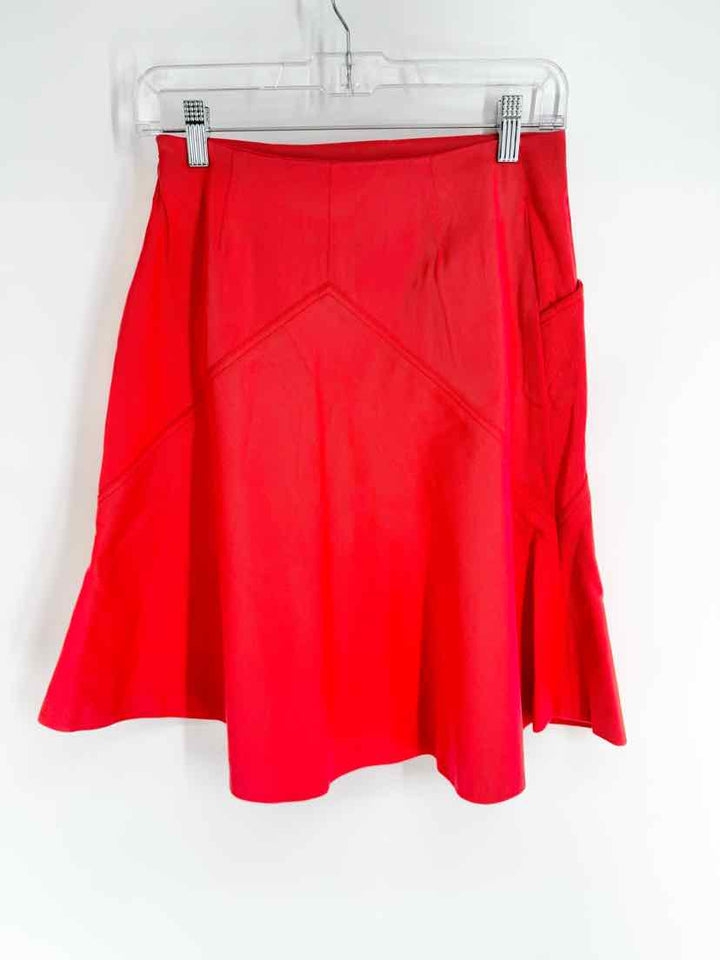 Size 40 Chloe Orange Skirt