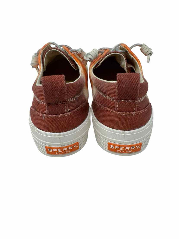 Shoe Size 6 Sperry Orange Sneakers
