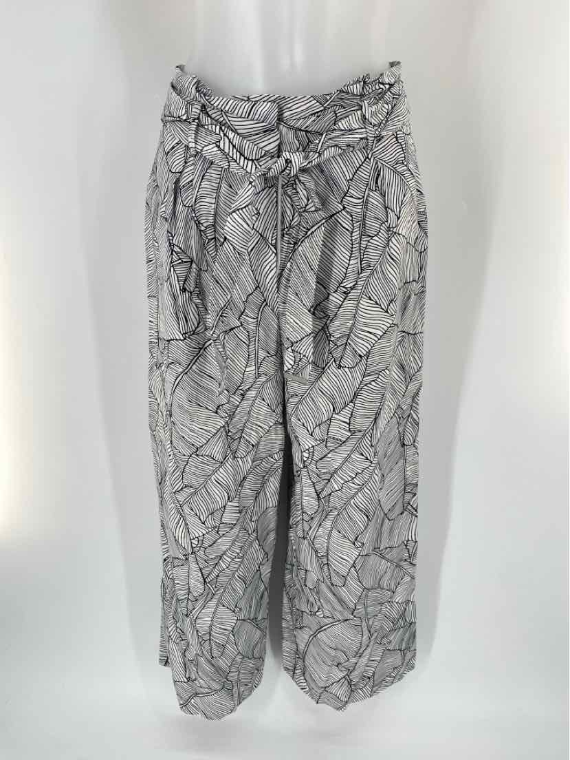 Size 8 ELIE TAHARI Black/White Pants