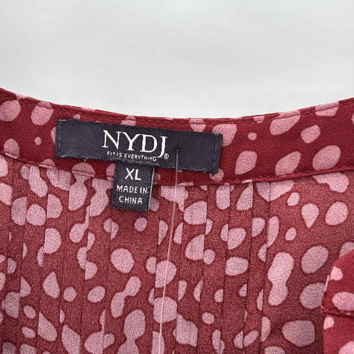 Size XL NYDJ Red Shirt