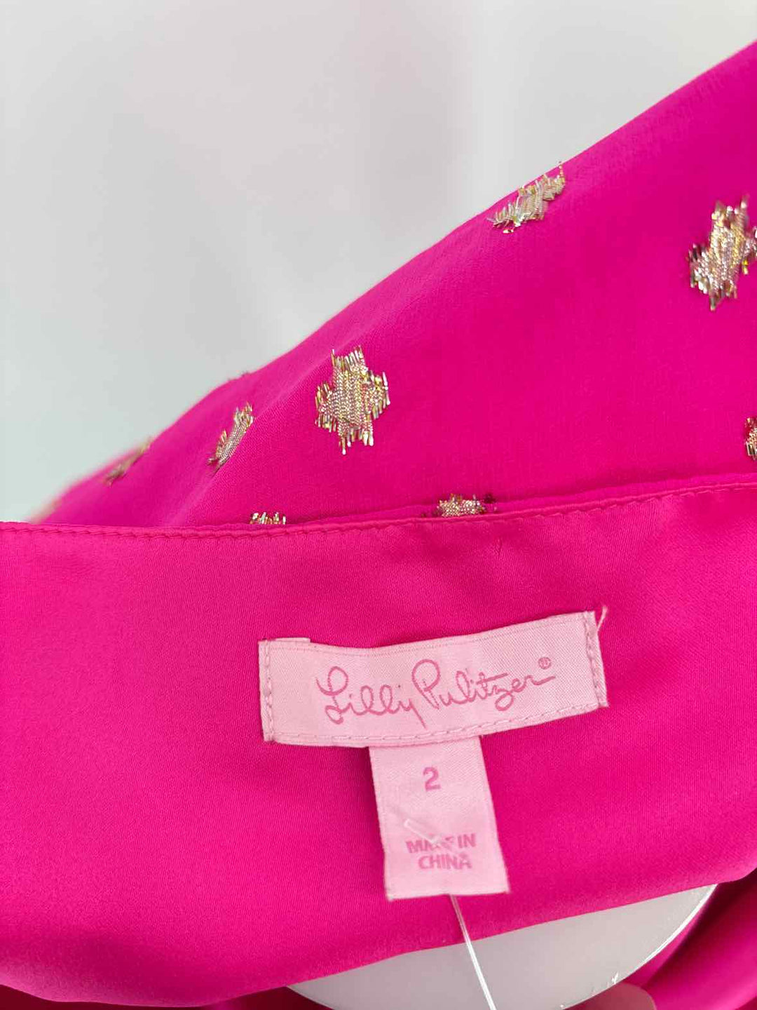 Size 2 Lilly Pulitzer PINK PRINT Dress
