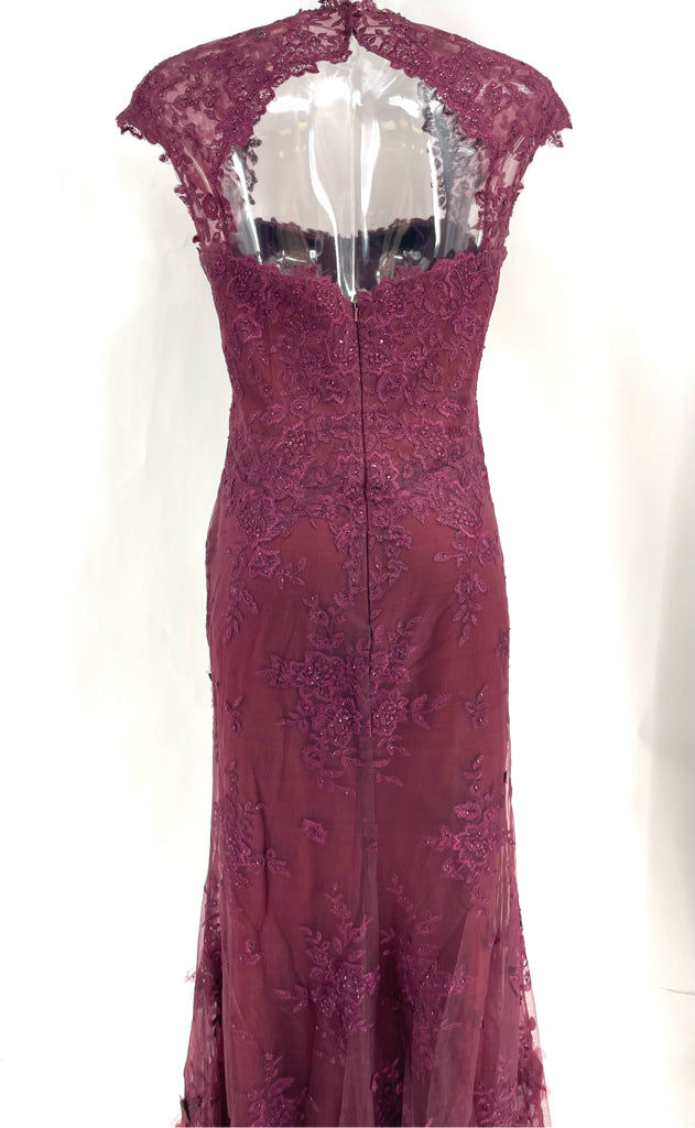 Size 12 Burgundy Lace PROM