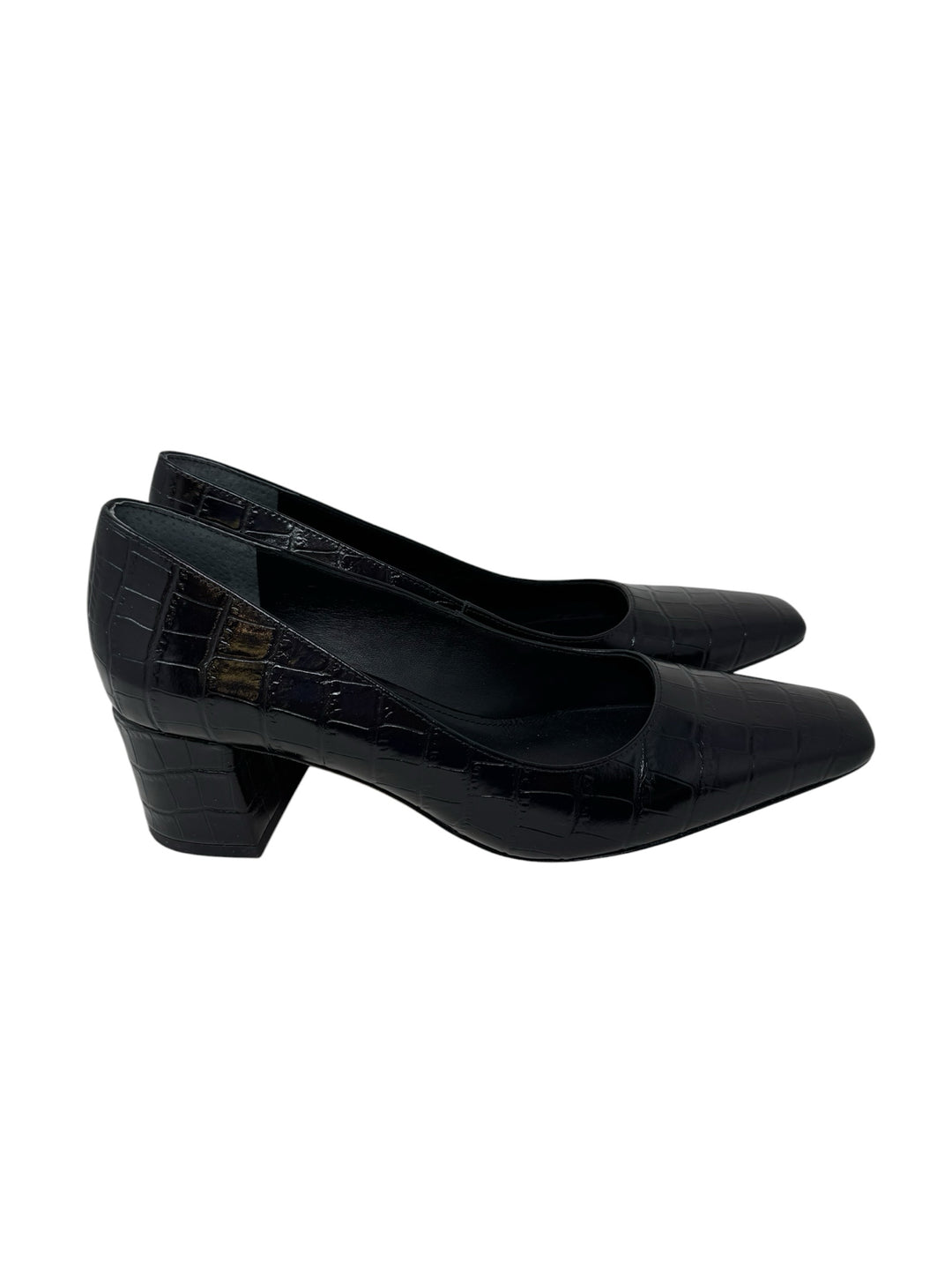 Shoe Size 8 J MCLAUGHLIN Black Leather Pumps