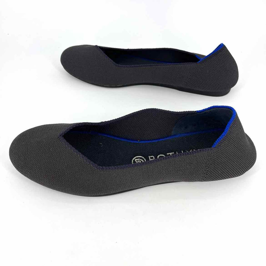 Shoe Size 9 ROTHY'S Charcoal Knit Flats