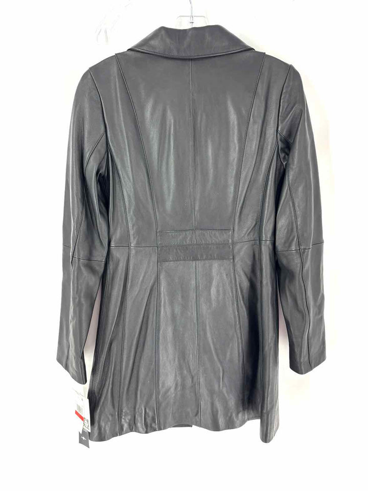 Size XS Anne Klein Black Leather Jacket