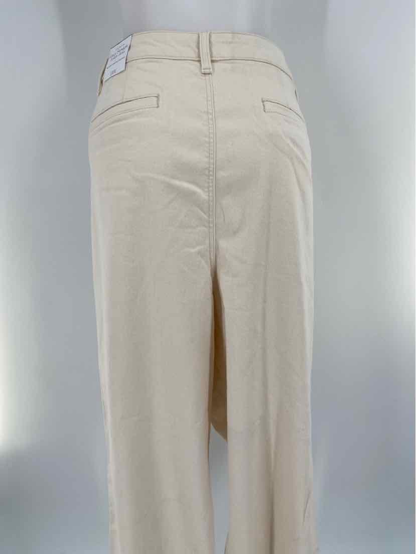 Size 24W Talbots Cream Jeans
